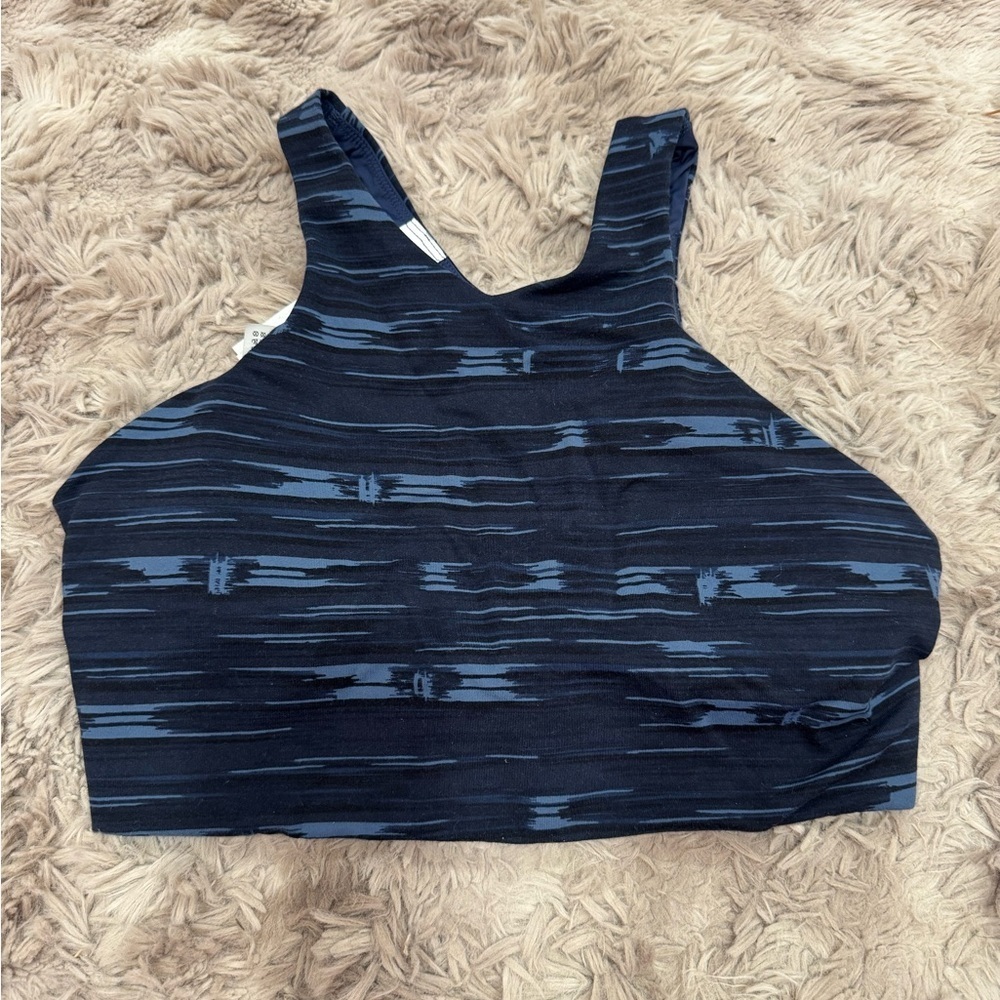 New Balance Blue Athletic Sports Bra Top Sz Med